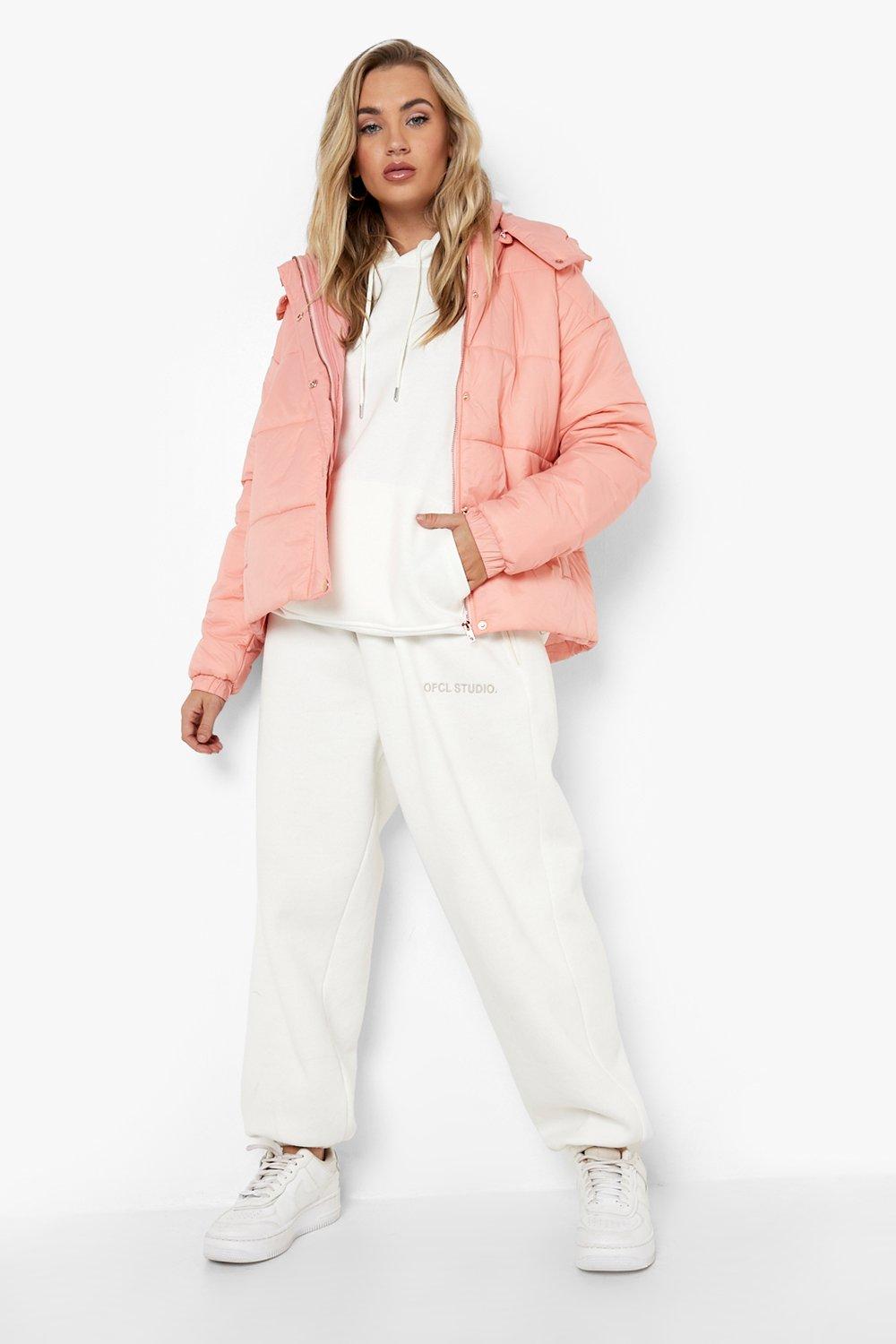 Rose gold down on sale jacket